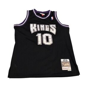 Kids Mike Bibby 2001/02 Sacramento Kings Mitchell & Ness Jersey Black Size L